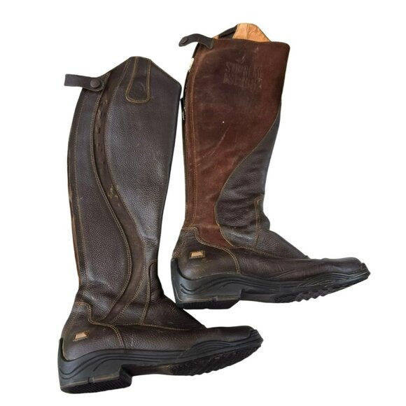 Brogini Supreme Long Leather Riding Boots Size 37, 44.5, 44 Brown JJ4108 - Picture 6 of 16
